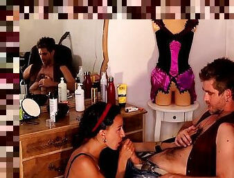 Sexy Hairdresser Have Sex With Costumer (role Play) Part1