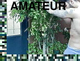 masturbation, en-plein-air, amateur, énorme-bite, gay, arabe, musclé