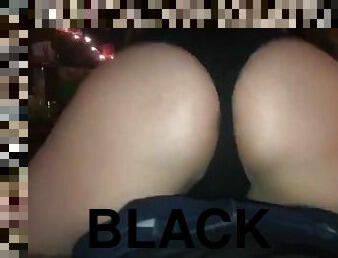 white girl Twerking on my dick after work