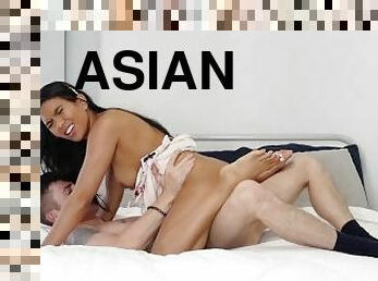 Sexy Asian Wife Fucks Realtor