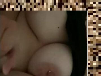 Cum on titts