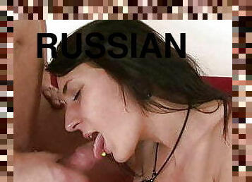 Russian guy fucks a new Porn Model
