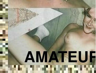 masturbação, cona-pussy, esguincho, amador, anal, adolescente, brinquedo, pés, caebça-vermelha, dildo