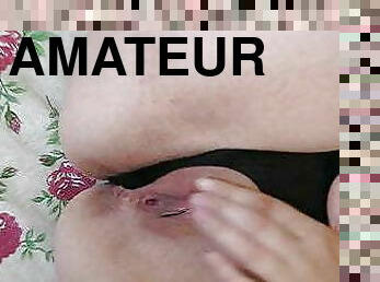 masturbation, chatte-pussy, russe, femme, amateur, maman