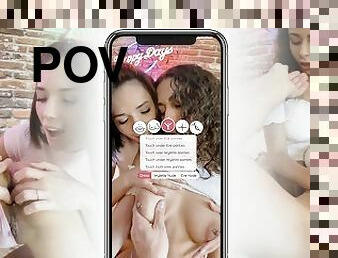 control eve sweet and her friend. mobile interactive porn app