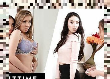 ADULT TIME - Lena Paul and Jade Baker BOTH Have Sneaky Sex With Their Wedding Planner!