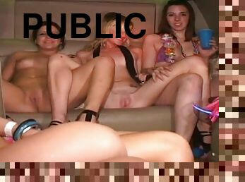 Wild Pussy Party In Our Limo After The Club #1