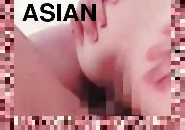 asiatique, cul, gros-nichons, anal, babes, japonais, coréen