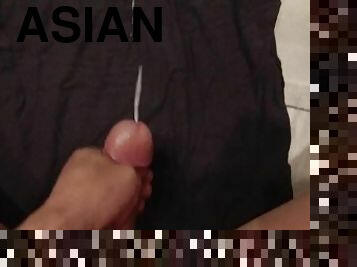 Go Pro POV ASMR A boy with massive cock fap hard and shoot large amount of tasty CUM