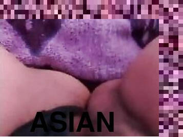 asiatisk, onani, orgasme, amatør, teenager, legetøj, småfed, liderlig, solo