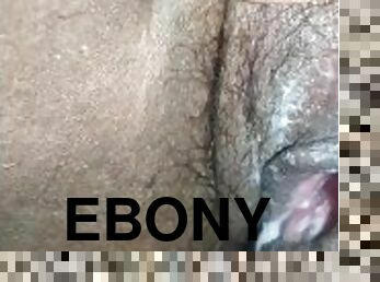 chatte-pussy, amateur, ébène, compilation, ejaculation-interne, belle-femme-ronde, solo