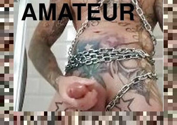 SPECIAL Hot Californialatex Mastrubate with pump in the shower