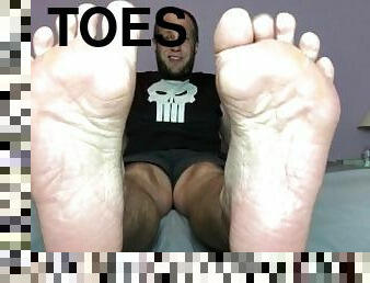 gay, esclave, pieds, point-de-vue, solo, humiliation, domination, orteils