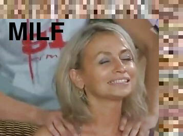 Shy MILF Massaged By Son's Friend