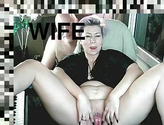 Slutwife for sale! Spread your pussy lips wider, my mature girl! Mom's pussy can tell a lot! ))
