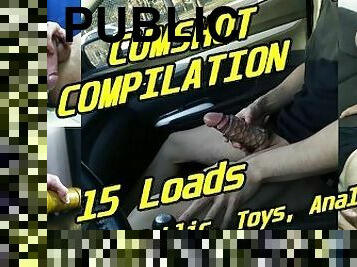 masturbation, orgasme, en-plein-air, public, ejaculation-sur-le-corps, compilation, voiture, ejaculation, sperme, massive