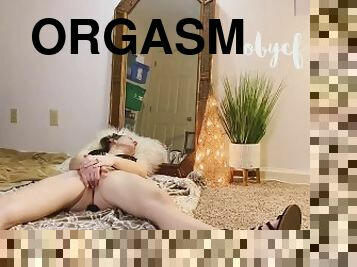 Petite Slut Masturbates Until Orgasm *music as audio*