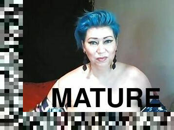 I fuck my bluehaired mature miracle for the delight of people! Drive your horny slut to madness!!!