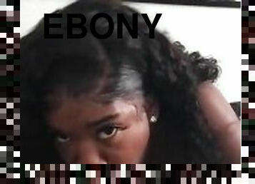 Beautiful Ebony Gives Best Deepthroat for BF (CIM)