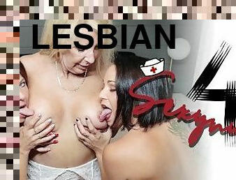 Lesbian Milf,Cougar & Mature Threesome Party