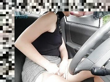 masturbation, public, amateur, fellation, ejaculation-sur-le-corps, milf, maman, couple, hirondelle, voiture