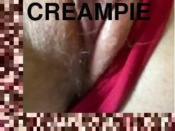 klit, masturbieren, muschi, dilettant, babe, creampie, allein, nass