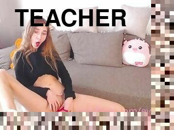 offline lesson my teacher learn me masturbating to orgasm