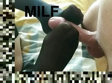 My first footjob & some ballbusting. It was cool, i liked it!