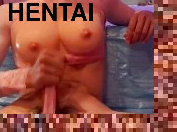 storatuttar, masturbation, pissande, fitta-pussy, amatör, anal, leksak, japansk, avrunkning, hentai