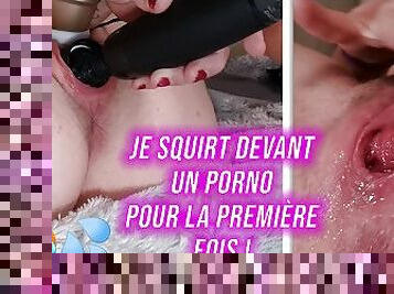 PREVIEW Caline Salope franaise se pntre avec son Hitachi Wand et Squirt pour la premire fois !