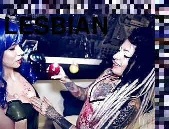 Real Manga Lesbian Girls Bondage Bdsm Fetish Kink latex bondage latex lesbians Fetish Dolly Domina