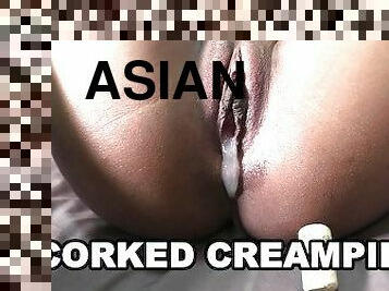 asien, groß-titten, immens-glied, junge, schwer, gießerei, creampie, natürliche, titten, filipiner