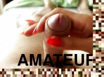 REAL HOMEMADE POV HANDJOB