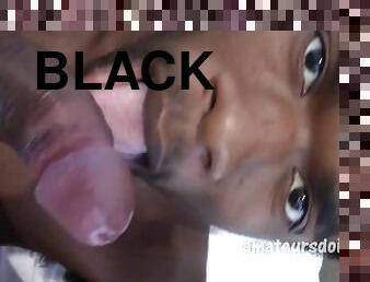 amateur, black, pute, africaine, audition, bite