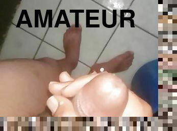 masturbation, amateur, ejaculation-sur-le-corps, énorme-bite, branlette, mexicain, solo, bite