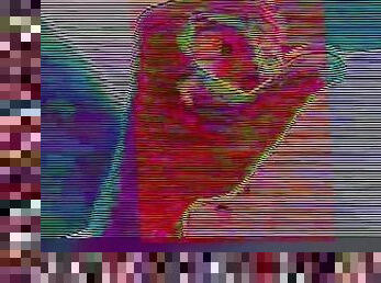 Trippy pnp big cock str8 solo jerk off compilation. Vaporwave art aesthetic glitches and effects
