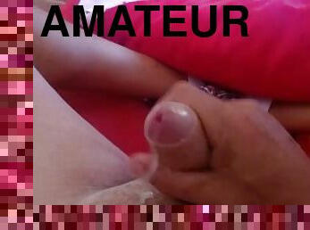 masturbation, amateur, ejaculation-sur-le-corps, gay, branlette, joufflue, secousses, point-de-vue, ejaculation, solo