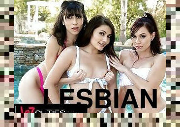 LEZ CUTIES - That's What Lesbian Friends Are For! with Adria Rae, Aidra Fox, and Judy Jolie