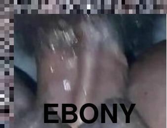 missionary creamy ebony pussy