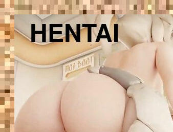 groß-titten, anal-sex, japanier, beute, hentai, titten, perfekt, weiß