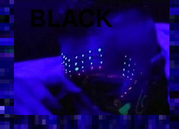 Blacklight blowjob 2