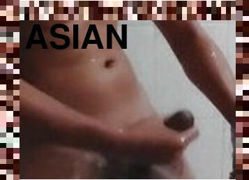 asiatique, baignade, masturbation, amateur, énorme-bite, ados, célébrité, branlette, douche, solo