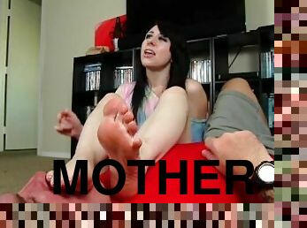 Dakota Charms Dominates Tenant And Step Father With Her Petite Feet