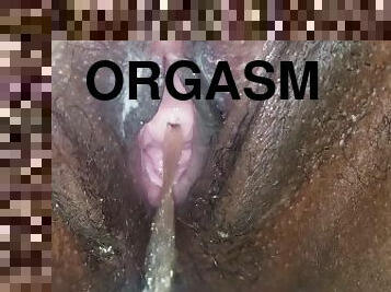 orgasme, pisser, giclée, amateur, black, fétiche