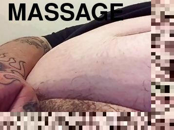 fisting, ejaculation-sur-le-corps, branlette, massage, sperme, boules, bite