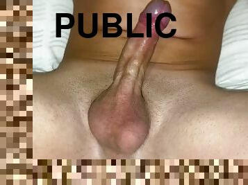 masturbation, public, ejaculation-sur-le-corps, énorme-bite, gay, branlette, solo, bite