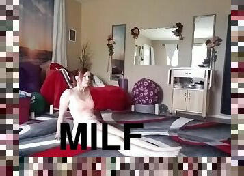 Milf Cameltoe Yoga Workout. C My Website And For My Porn Links On My Profile
