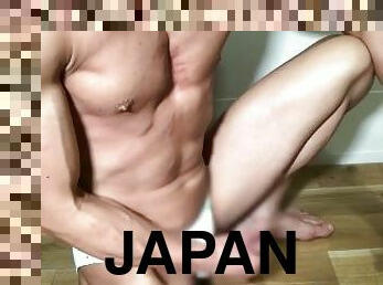 gay, japoneza, solo, bikini, muschiulos