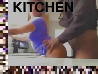 Open house an we sneak away to the kitchen to let me use my asshole like a pussy bend me over daddy