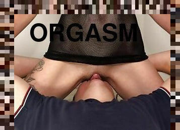 orgasm, tussu, oraal, näole-istumine